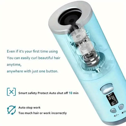 5 Heat Settings Auto-Curler for Luscious Locks