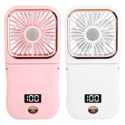 5-in-1 Folding Rechargeable Hands Free Mini Fan