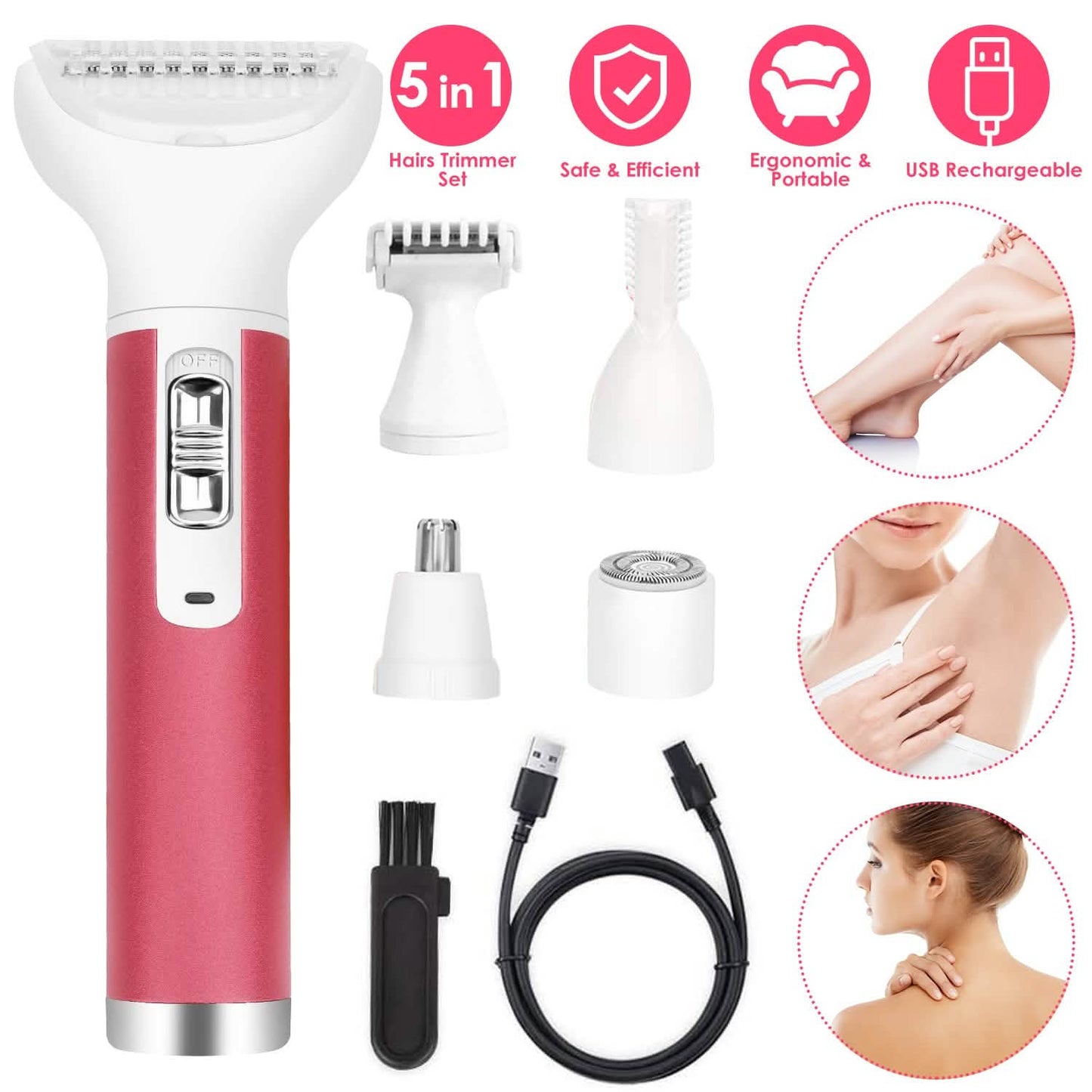 5-in-1 Lady Electric Razor