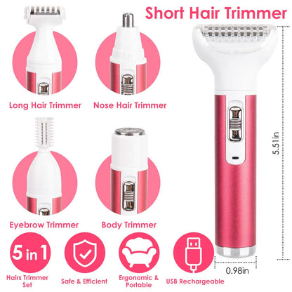 5-in-1 Lady Electric Razor