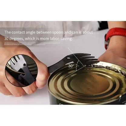 5-in-1 Multifunctional Stainless Steel Fork Knife Spoon Bottle Opener