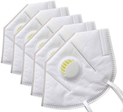 5 Layers KN95 Face Mask with Breathing Valve
