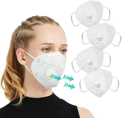 5 Layers KN95 Face Mask with Breathing Valve