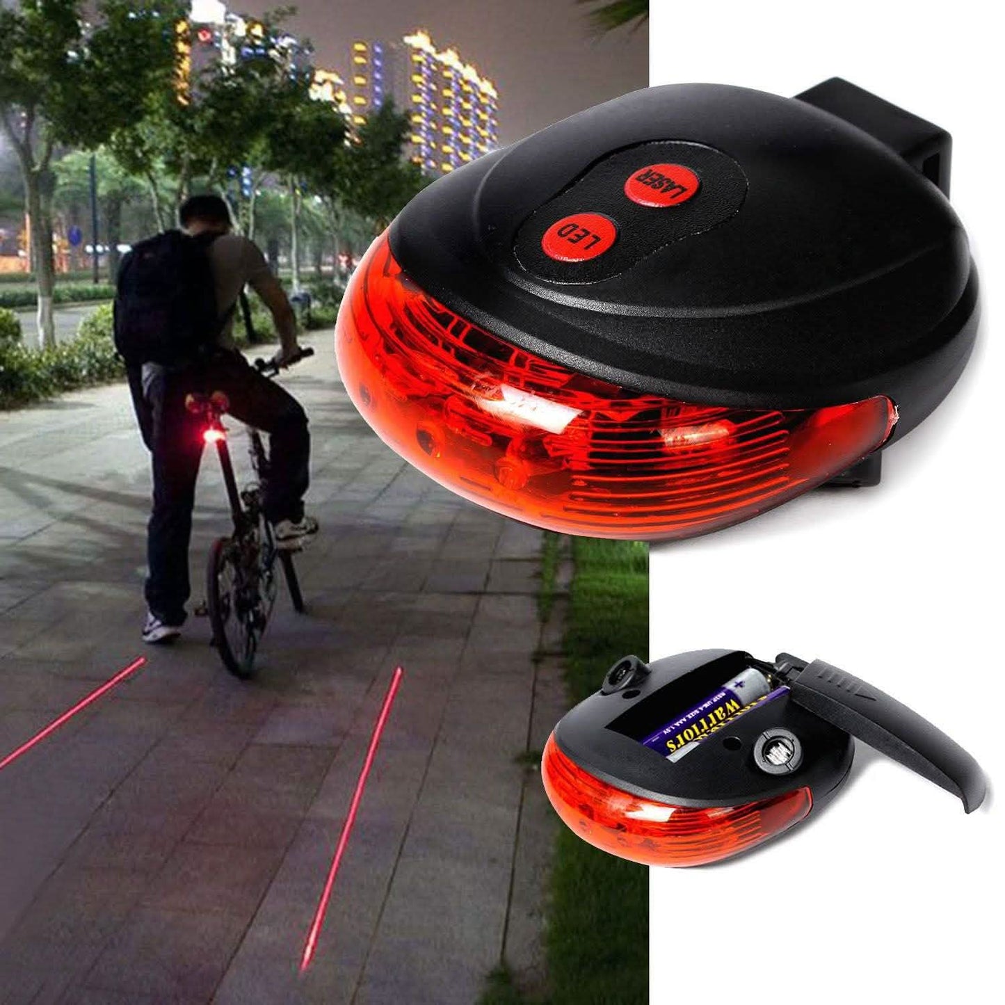 5 LED Rear Bike Safety Light