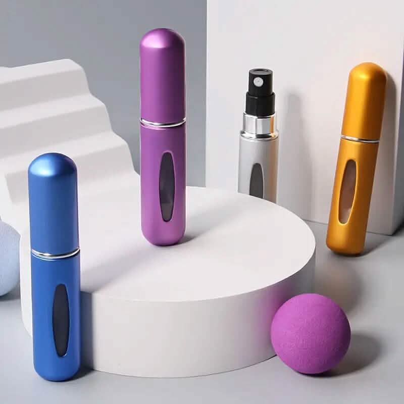 5-Pack: 0.17 Oz Matte Mini Perfume Atomizers