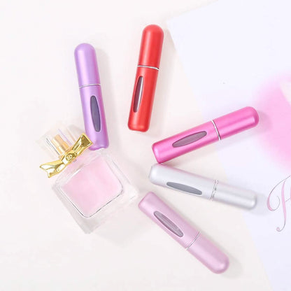 5-Pack: 0.17 Oz Matte Mini Perfume Atomizers