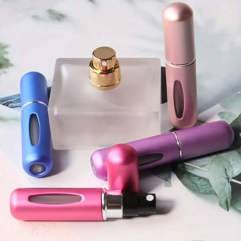 5-Pack: 0.17 Oz Matte Mini Perfume Atomizers