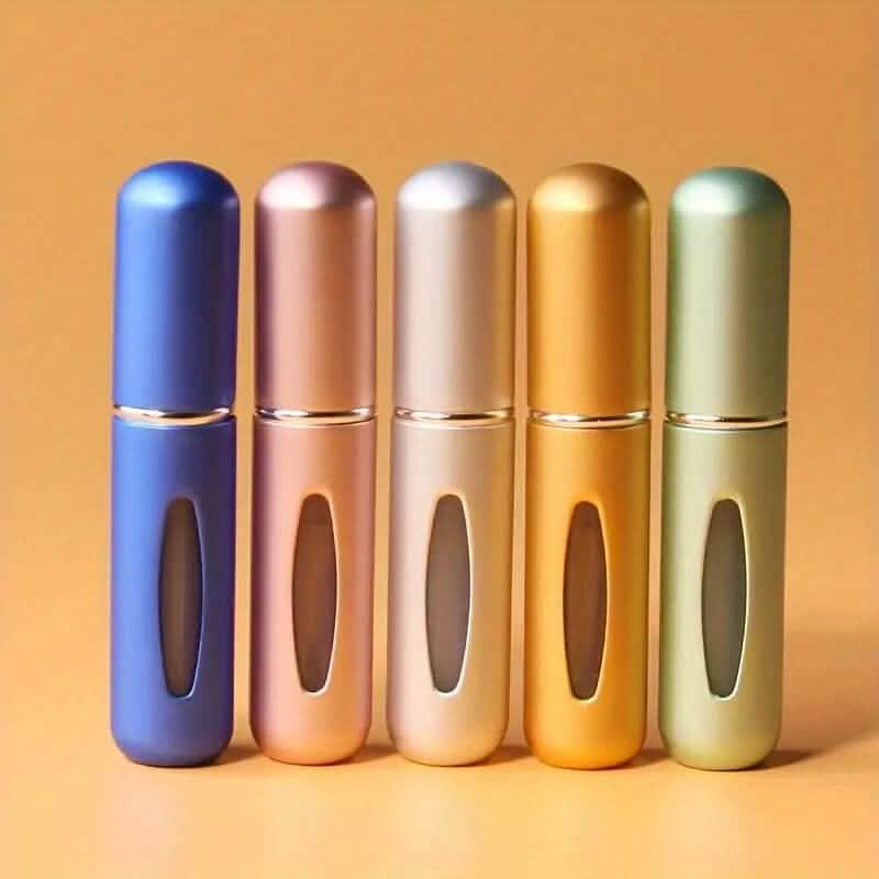5-Pack: 0.17 Oz Matte Mini Perfume Atomizers