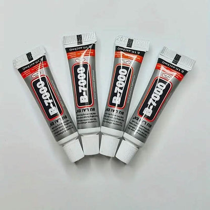5-Pack: B-7000 Adhesive Glue for Jewelry, Plastic, Metal, Glass, Ceramic