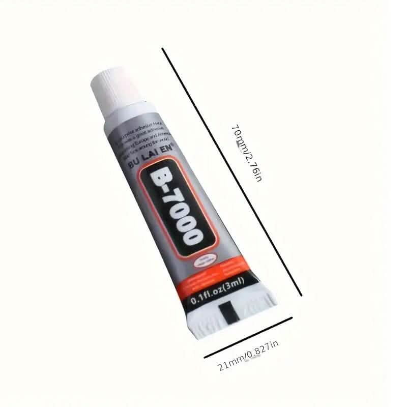 5-Pack: B-7000 Adhesive Glue for Jewelry, Plastic, Metal, Glass, Ceramic