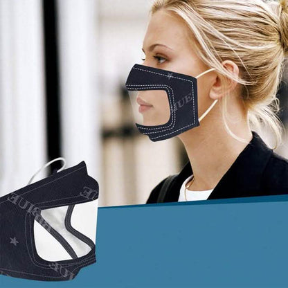 5-Pack: Custom Fashion Smile Communicator Face Mask