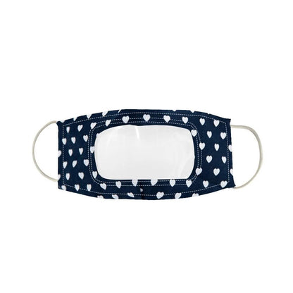 5-Pack: Custom Fashion Smile Communicator Face Mask