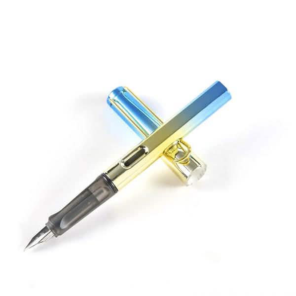 5-Pack: Fashion Color Student Office Fountain Pen School Stationery Supplies Ink Pens
