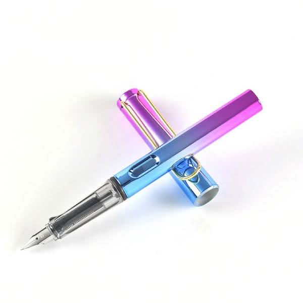 5-Pack: Fashion Color Student Office Fountain Pen School Stationery Supplies Ink Pens