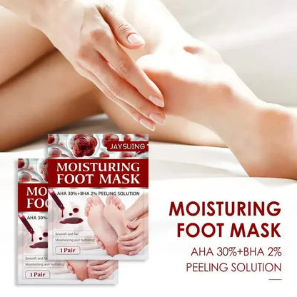 5-Pack: JAYSUING AHA 30% BHA 2% Peeling Solution Foot Mask