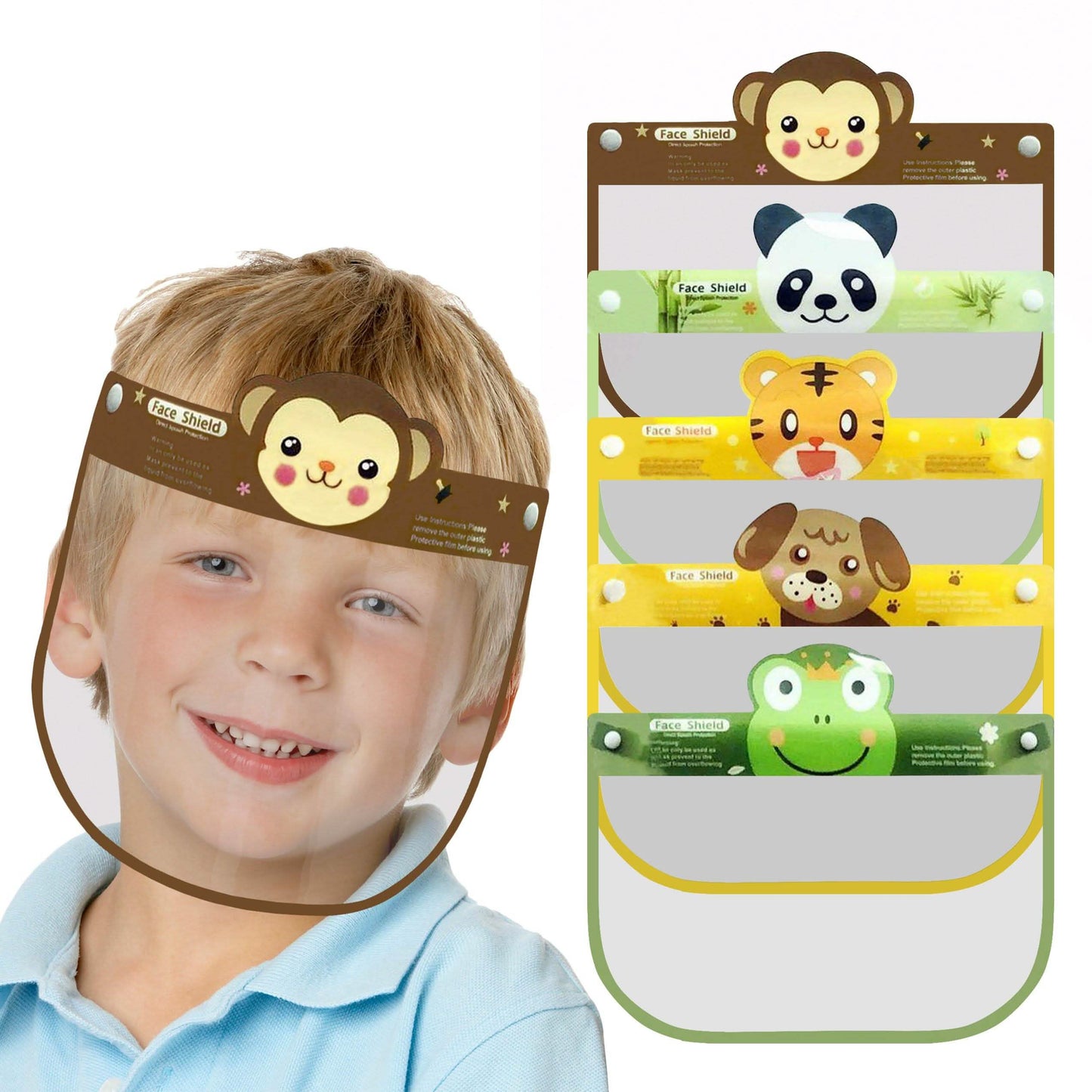 5-Pack: Kids Face Shield