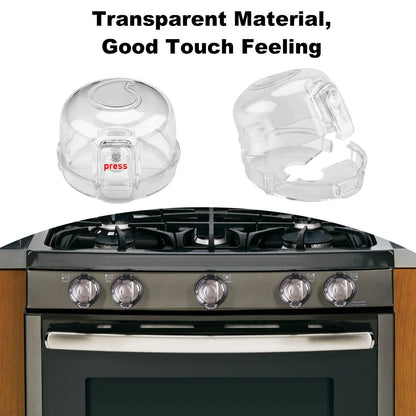 5-Pack: Kitchen Gas Electric Stove Knob Safety Covers