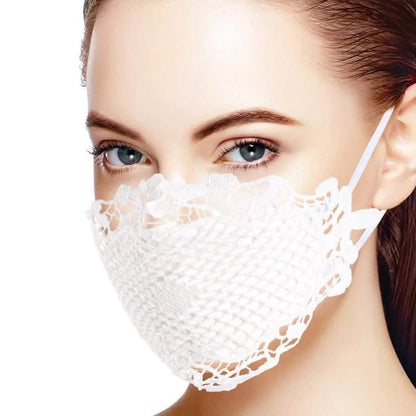 5-Pack: Lace Mouth Mask