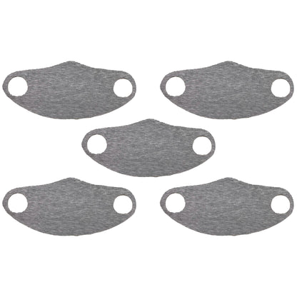 5-Pack: Men's & Women's Washable Reusable Stretch Fabric Seamless Face Mask