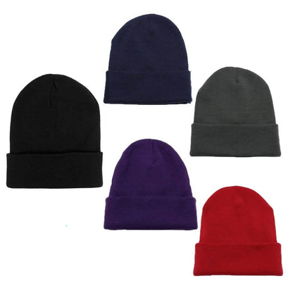 5-Pack: Thermal Windproof Winter Beanie Hat
