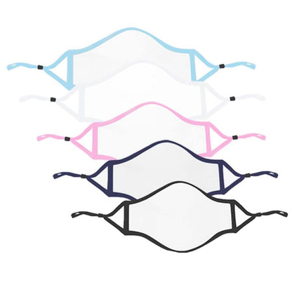 5-Pack: Transparent Face Masks