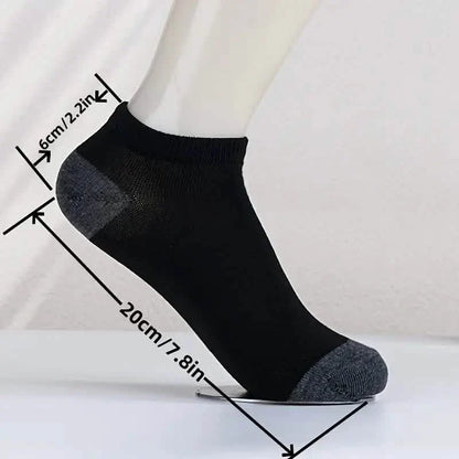 5-Pack: Ultra-Comfy Breathable Low-Cut Men's Socks