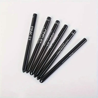 5-Pack: Waterproof and Sweat-Proof Black Eyeliner Pencil