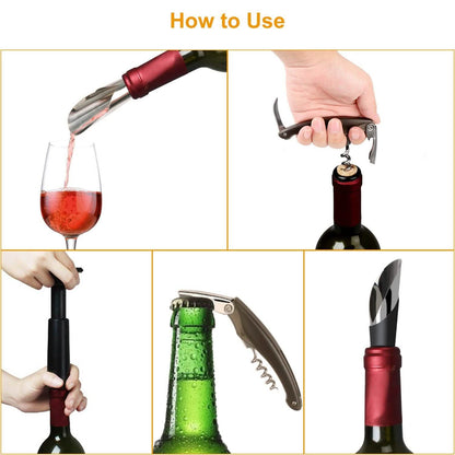 5-Pack: Wine Bottle Opener Set