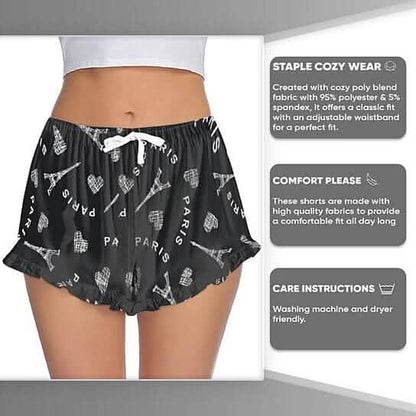 5-Pack: Women's Soft Comfy Printed Lounge Sleep Pajama Short