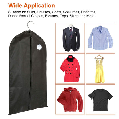 5-Piece: 39" Garment Bags Hanging Suit Bags Covers