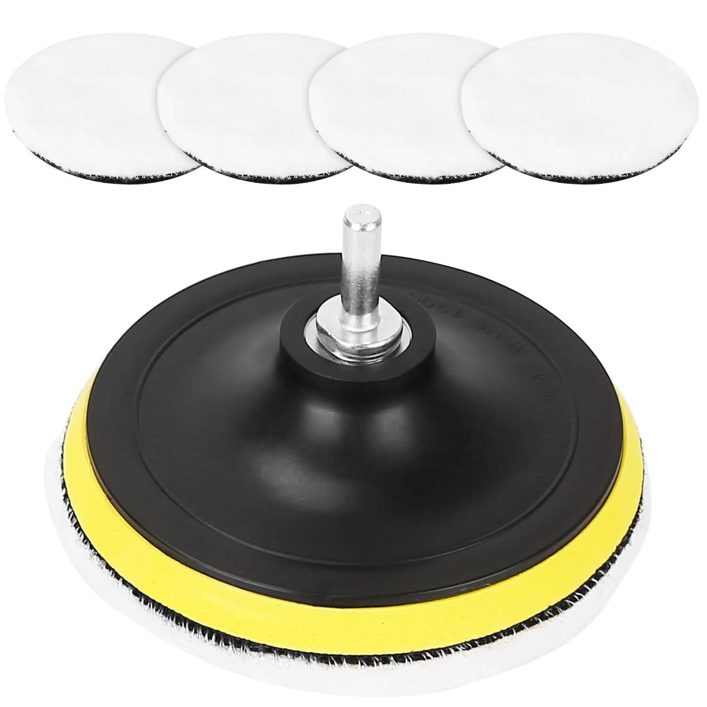5-Piece: 6" Buffing Polishing Pads