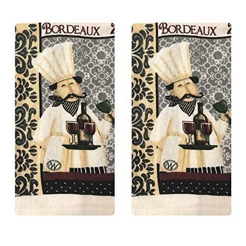 5-Piece: Assorted Kitchen Set: Towels, Potholder, Mitt