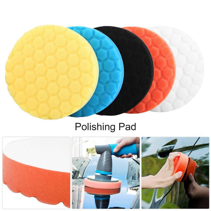5-Piece: Car Polishing Sponge Pads