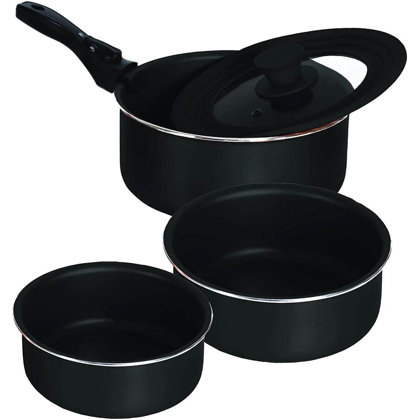 5-Piece: Chef's Star Nonstick Cooking Pot Set