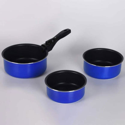 5-Piece: Chef's Star Nonstick Cooking Pot Set