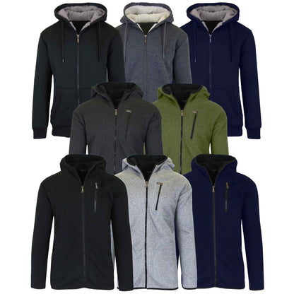 5-Piece: Men's Sherpa Winter Gift Set