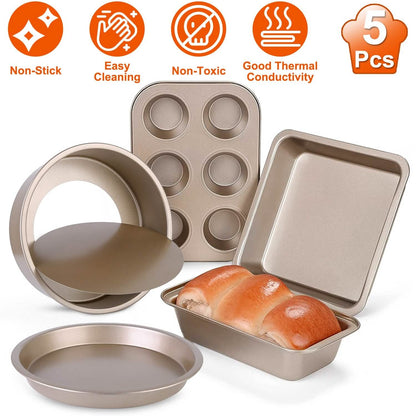 5-Piece: Nonstick Bakeware Set