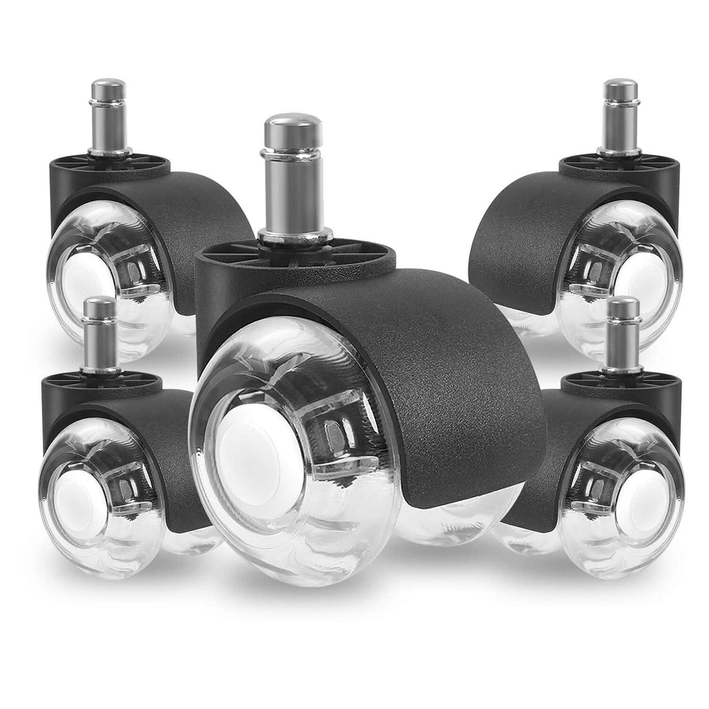 5-Piece: Office Chair Wheels Replacement