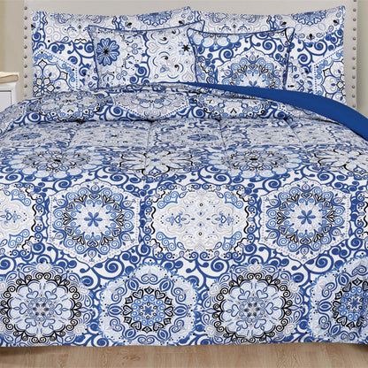 5-Piece: Reversible Comforter Set