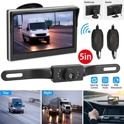 5" Screen Backup Camera Monitor Kit