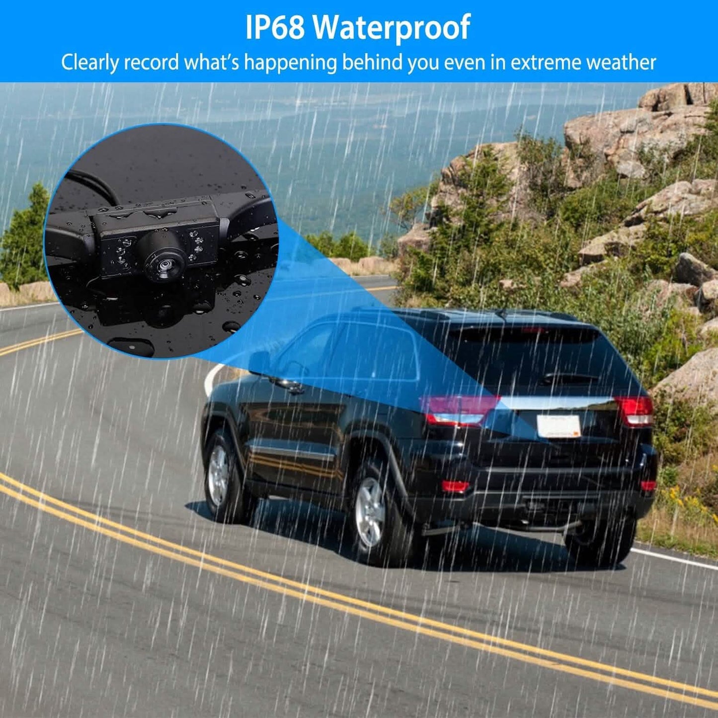 5" Screen Backup Camera Monitor Kit