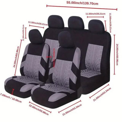 5 Seat Car Seat Covers Full Set