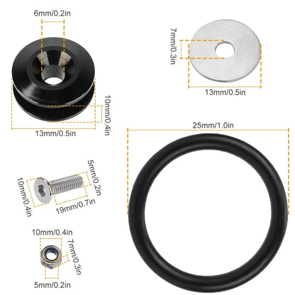 5-Set: Car Quick Release Bumper Fasteners