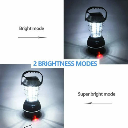 5 Way Charging 36 LED Solar Lantern Camping Light
