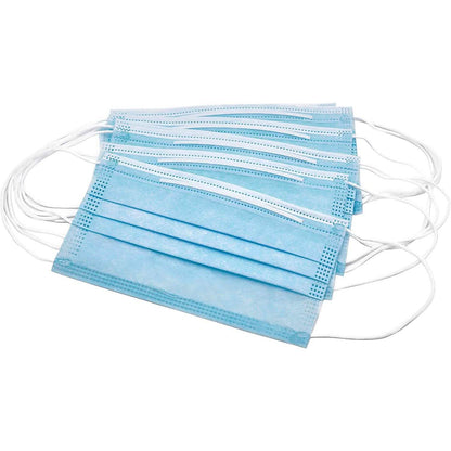 50-Pack or 100-Pack of 3 Layer Disposable Protective Face Masks