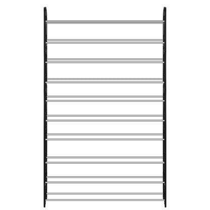 50-Pair Shoe Rack Storage Organizer 10-Tier Portable Wardrobe Tower
