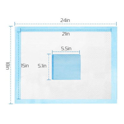 50-Piece: Dog Training Pads