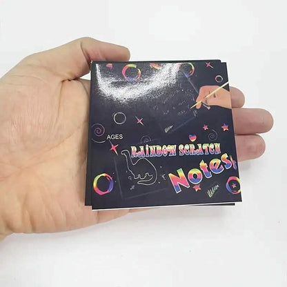 50-Pieces: Rainbow Scratch Art Kit