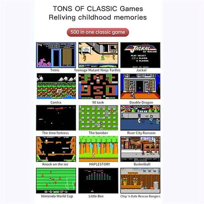 500 Games Mini Handheld Retro Portable Video Game Console