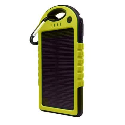 5,000mAh Water-Resistant Solar Smartphone Charger